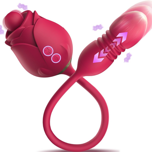 Acvioo 3-in-1 Clitoral Licking & G-Spot Vibrator with Nipple Stimulator – 10 Licking & 10 Vibration Modes