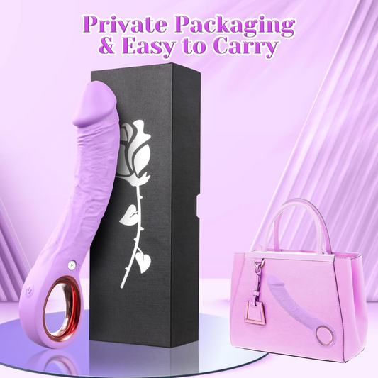 Realistic G-Spot Vibrator – 10 Vibration Modes, Waterproof Clitoral & Vaginal Silicone Dildo