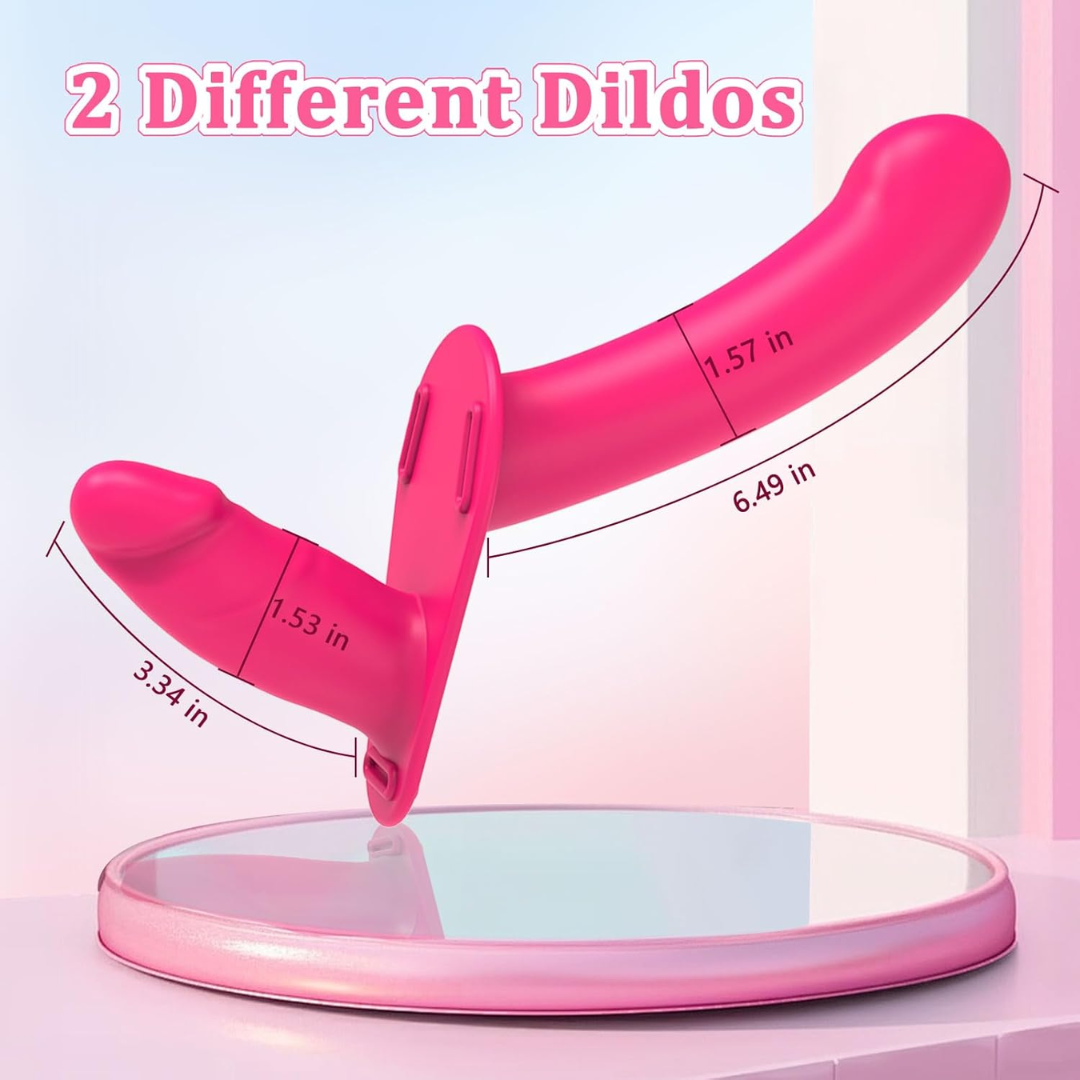 Adjustable Strap-On Vibrator with Remote Control – 10 Vibration Modes