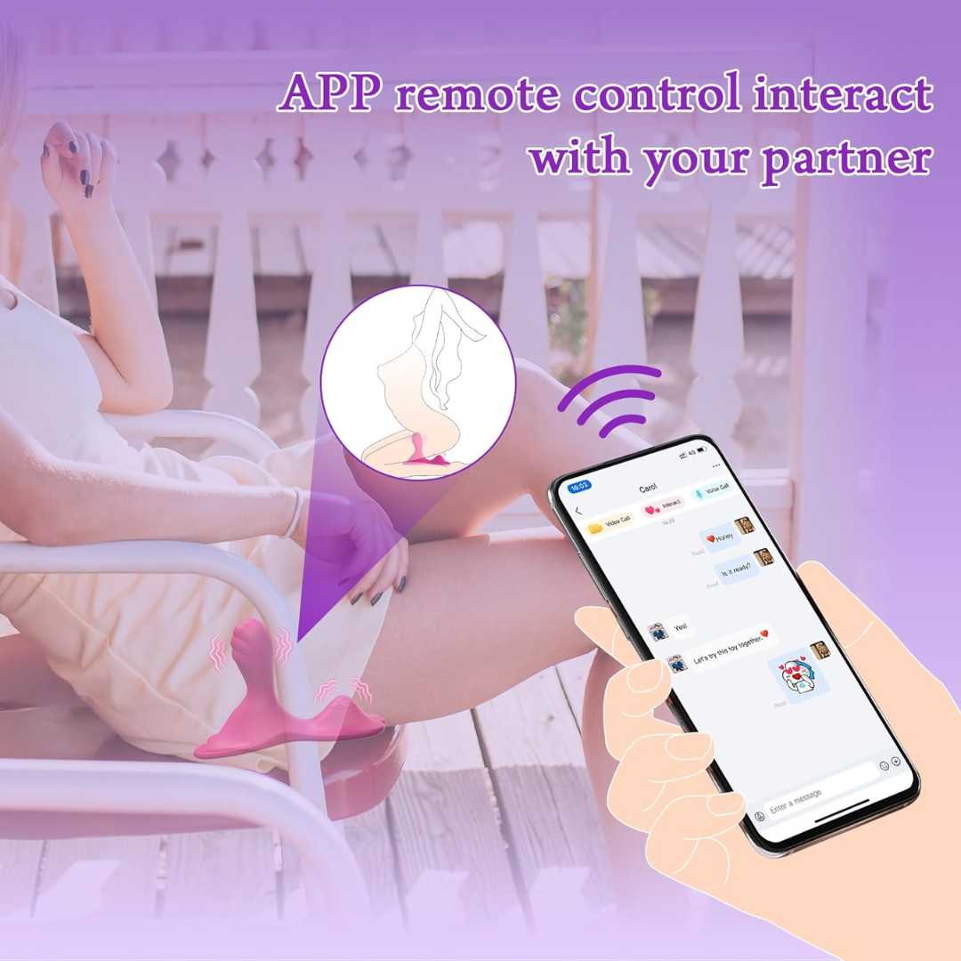 Aroraco 3-in-1 Remote Control App Vibrator – 9+9 Modes for G-Spot & Anal Stimulation