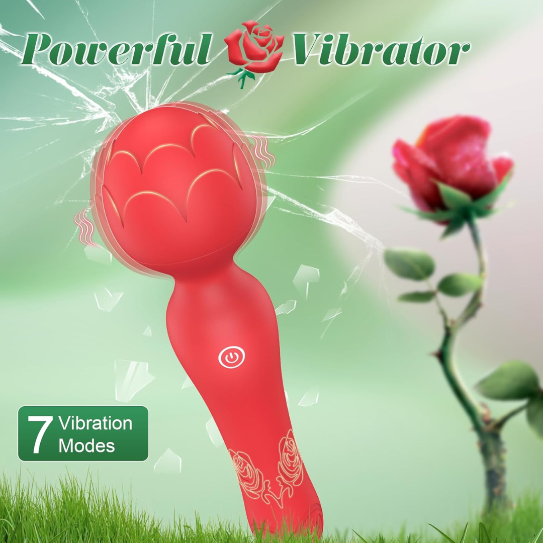 OKEECA Waterproof Magic Wand Vibrator – Clitoral, G-Spot & Nipple Stimulator with 9 Powerful Vibration Modes