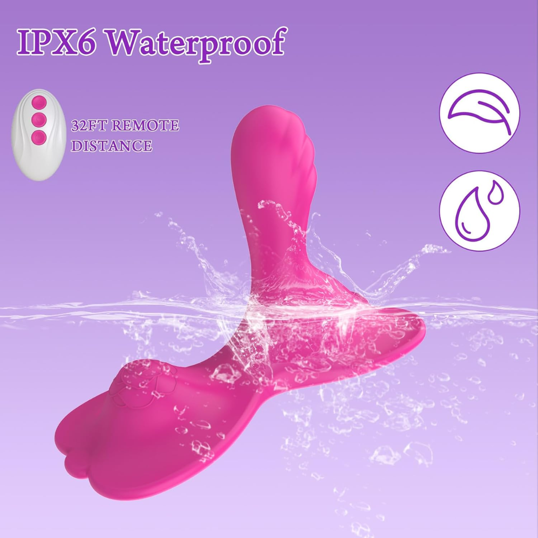Aroraco 3-in-1 Remote Control App Vibrator – 9+9 Modes for G-Spot & Anal Stimulation