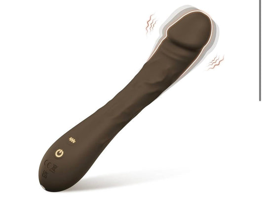 G-Spot Vibrating Dildo – 10 Powerful Vibration Modes, Realistic Wand Vibrator for Clitoral, Anal & Nipple Stimulation
