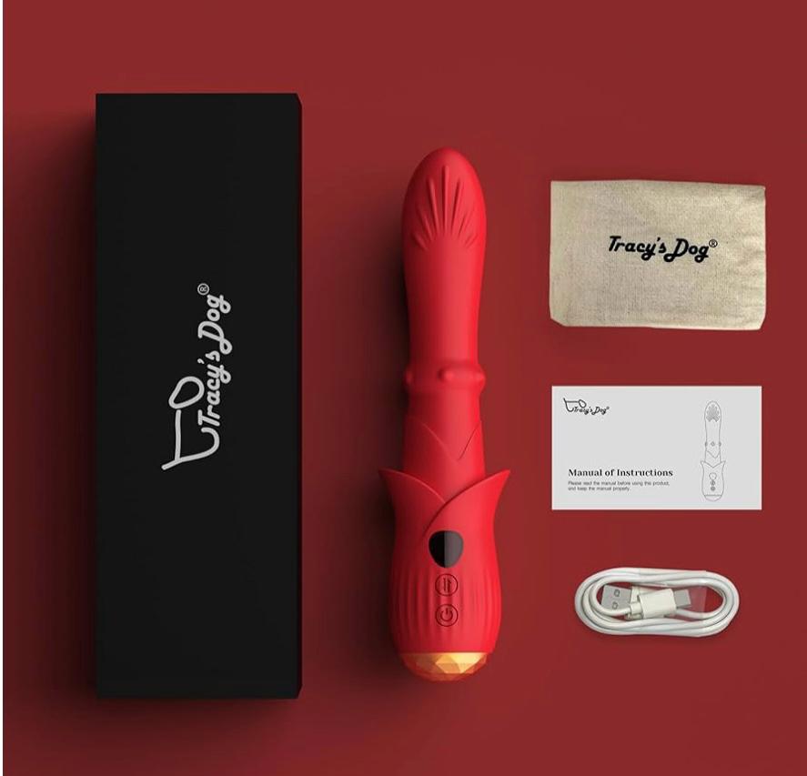 9-Mode Thrusting & Vibrating G-Spot Vibrator – Curved Textured Shaft, USB Rechargeable & Waterproof
